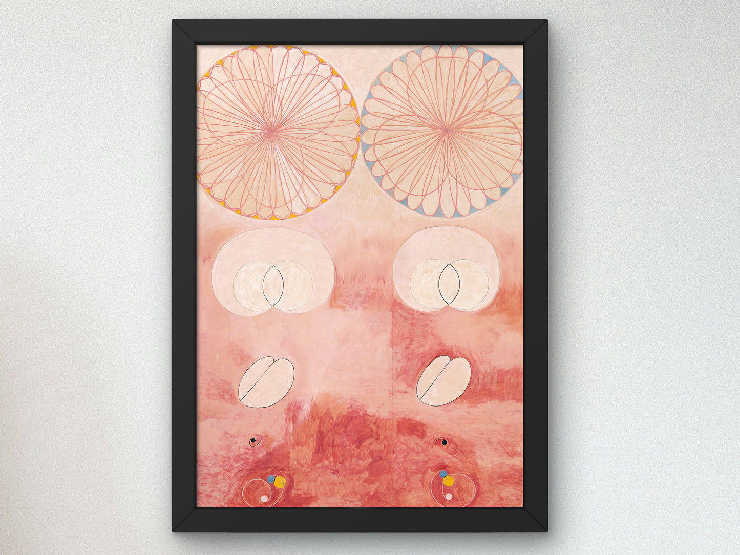 The Ten Largest No 9 Old Age by Hilma af Klint 1907, Wall Art Print, Fine Art Reproduction, Museum Quality Decor, Poster