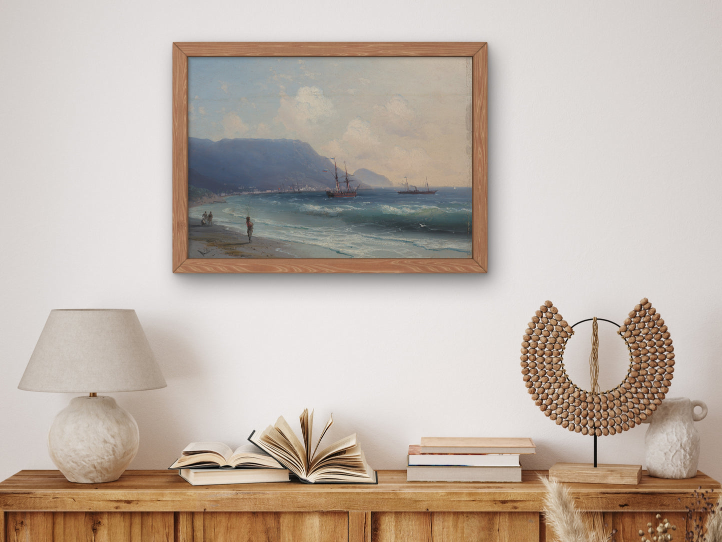 Seascape by Ivan Konstantinovich Aivazovsky, Wall Art Print, Fine Art Reproduction, Museum Quality Decor, Poster