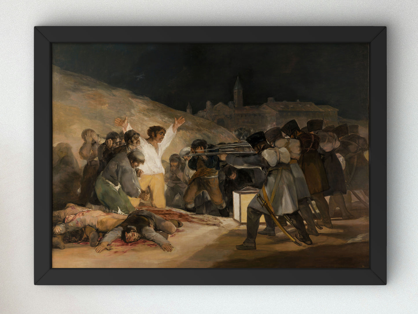 The Third of May 1808 by Francisco Goya 1814, Wall Art Print, Fine Art Reproduction, Museum Quality Decor, Poster