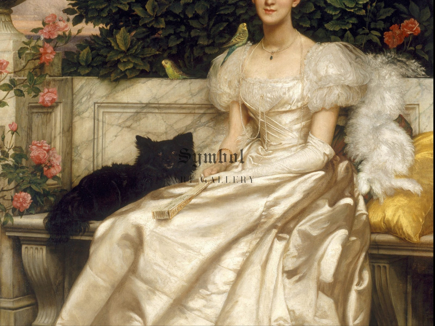 The Hon Violet Monckton by Edward Poynter 1899, Wall Art Print, Fine Art Reproduction, Museum Quality Decor, Poster