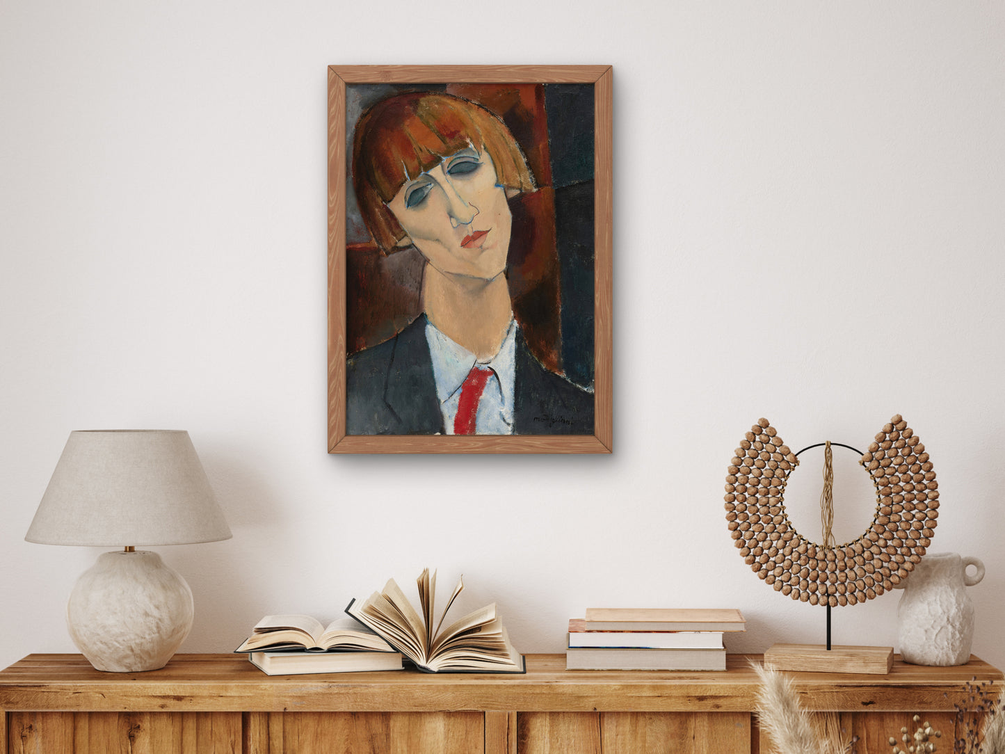 Madame Kisling by Amedeo Modigliani 1917, Wall Art Print, Fine Art Reproduction, Museum Quality Decor, Poster