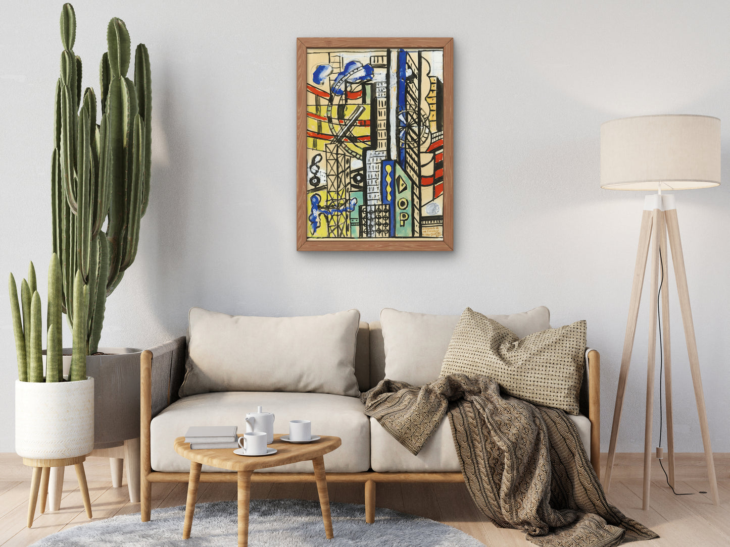 Memory of New York by Fernand Léger 1939, Wall Art Print, Fine Art Reproduction, Museum Quality Decor, Poster