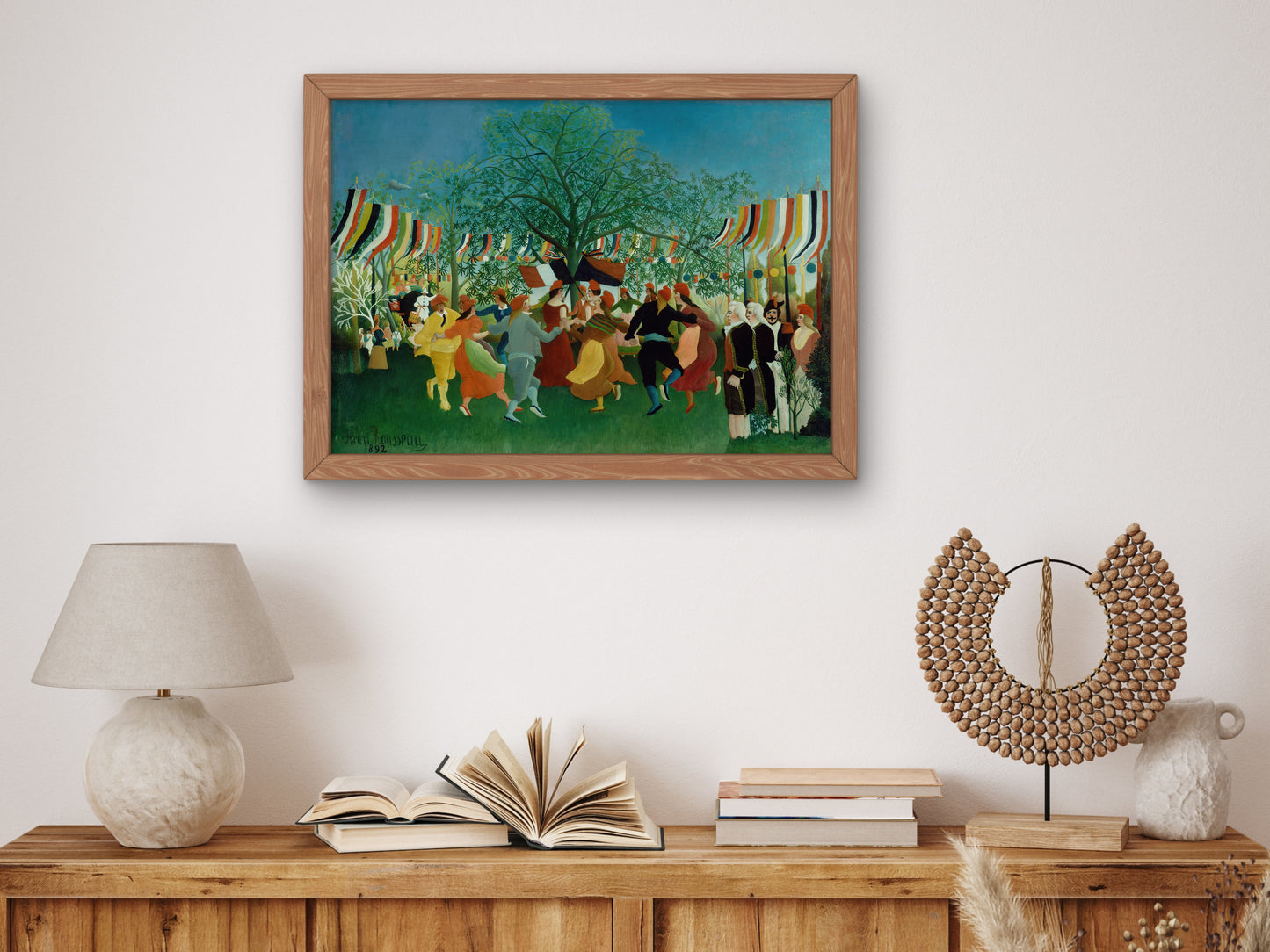 A Centennial of Independence by Henri Rousseau 1892, Wall Art Print, Fine Art Reproduction, Museum Quality Decor, Poster