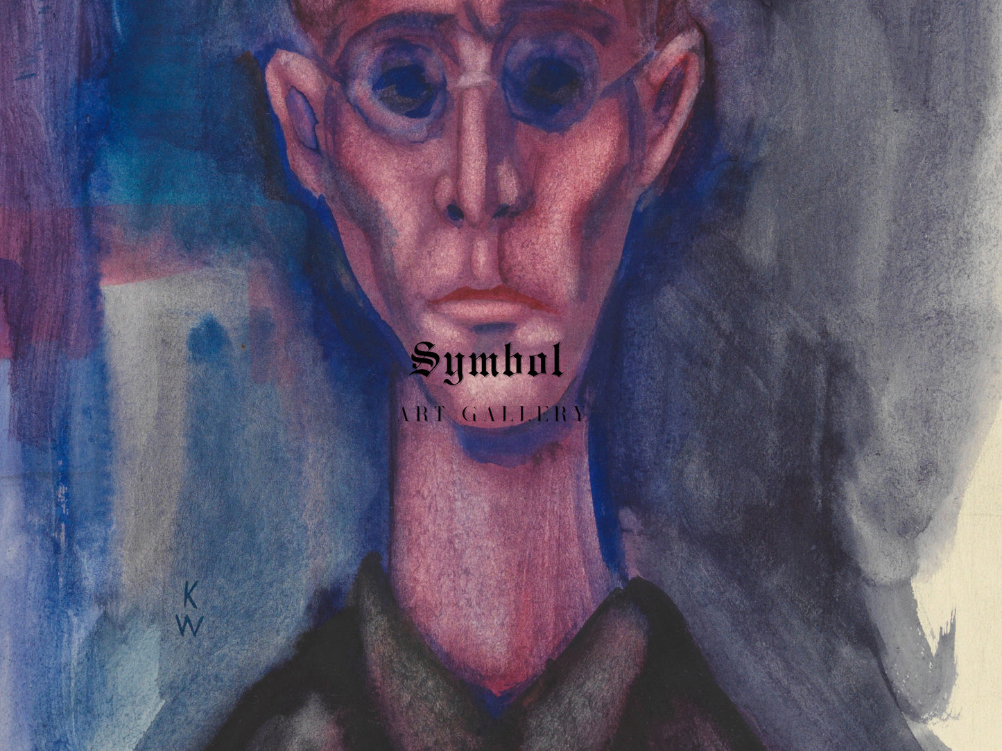 Depression by Karl Wiener 1932, Wall Art Print, Fine Art Reproduction, Museum Quality Decor, Poster
