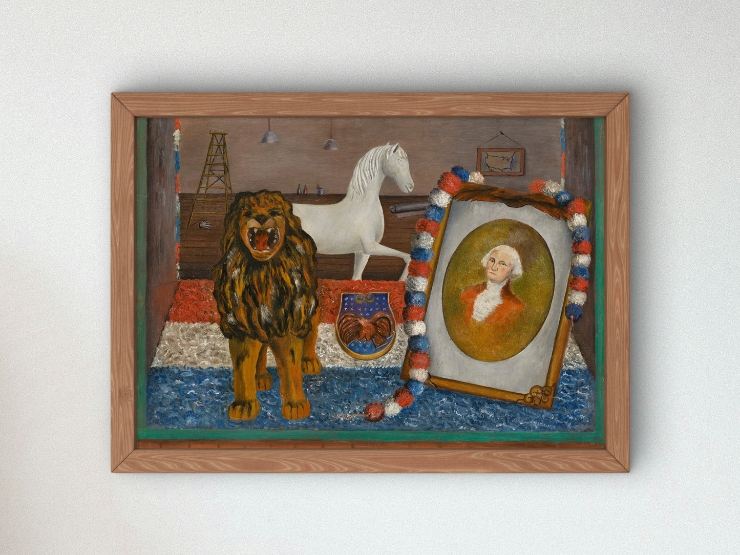 Window Display on a Detroit Street by Frida Kahlo 1931, Wall Art Print, Fine Art Reproduction, Museum Quality Decor, Poster