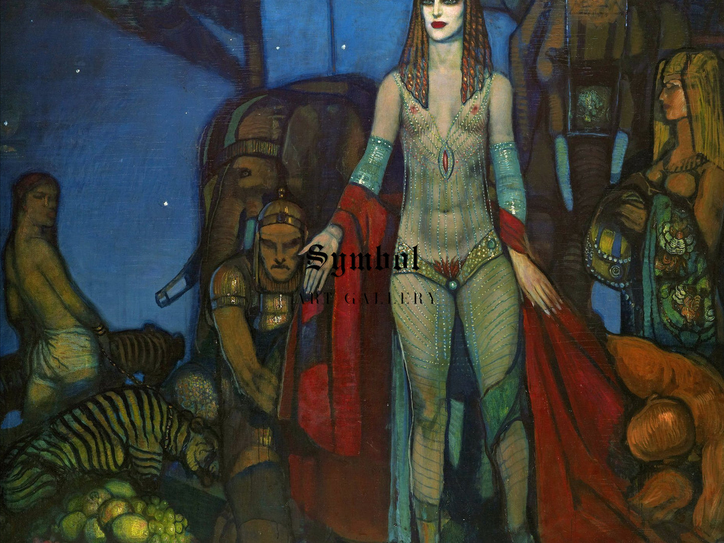 The Queen of Sheba by Federico Beltrán Masses, Wall Art Print, Fine Art Reproduction, Museum Quality Decor, Poster