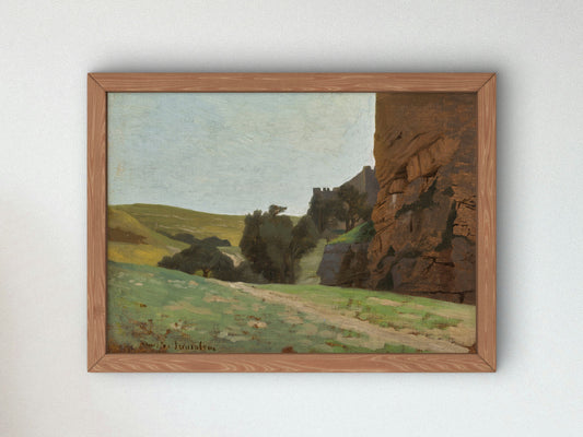 The Walls of Jerusalem by Jean Leon Gerome 1886, Wall Art Print, Fine Art Reproduction, Museum Quality Decor, Poster