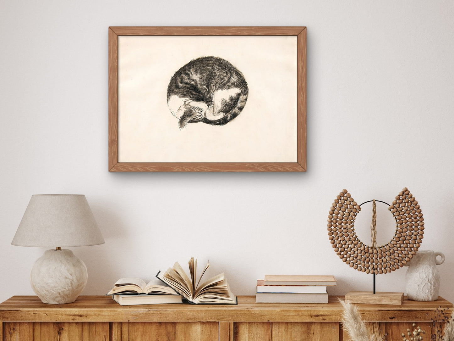 The Cat by Ofelia Marques, Wall Art Print, Fine Art Reproduction, Museum Quality Decor, Poster