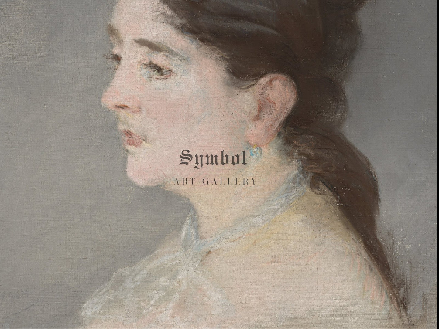 Claire Campbell by Édouard Manet 1876, Wall Art Print, Fine Art Reproduction, Museum Quality Decor, Poster