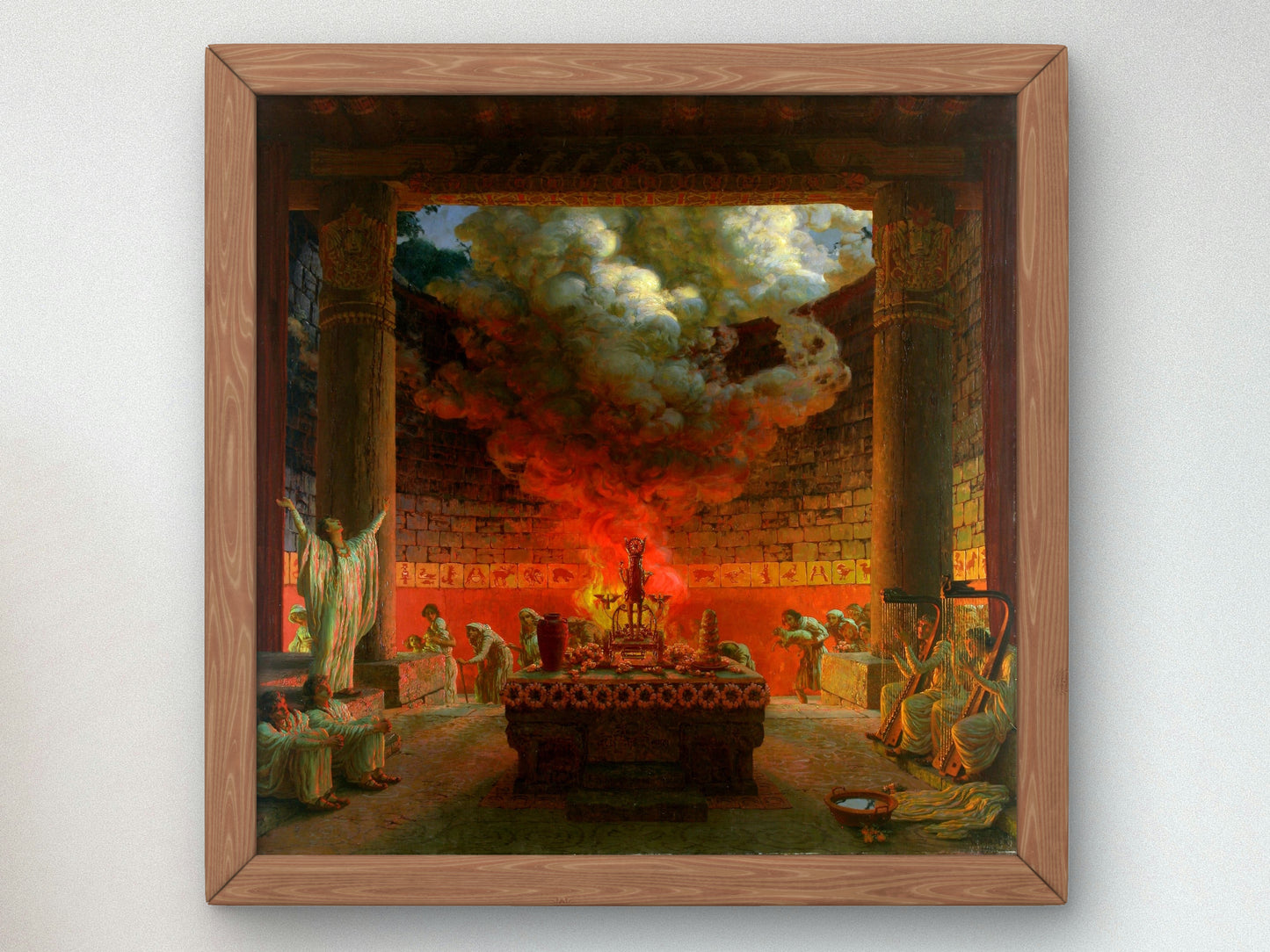 Allegoric Scene by Karel Vítězslav Mašek 1913, Wall Art Print, Fine Art Reproduction, Museum Quality Decor, Poster