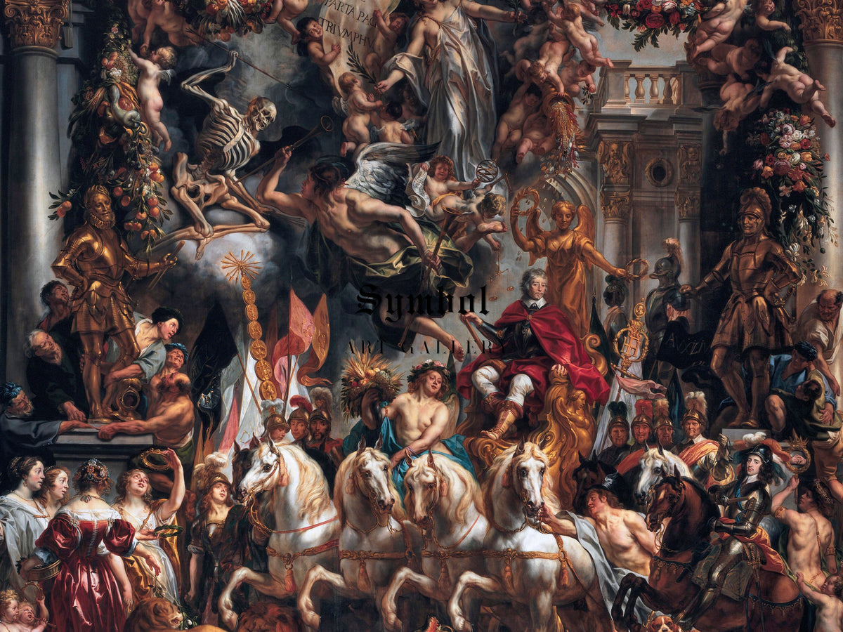 Triumph of Frederick Henry, Prince of Orange by Jacob Jordaens 1652, Wall Art Print, Fine Art Reproduction, Museum Quality Decor, Poster