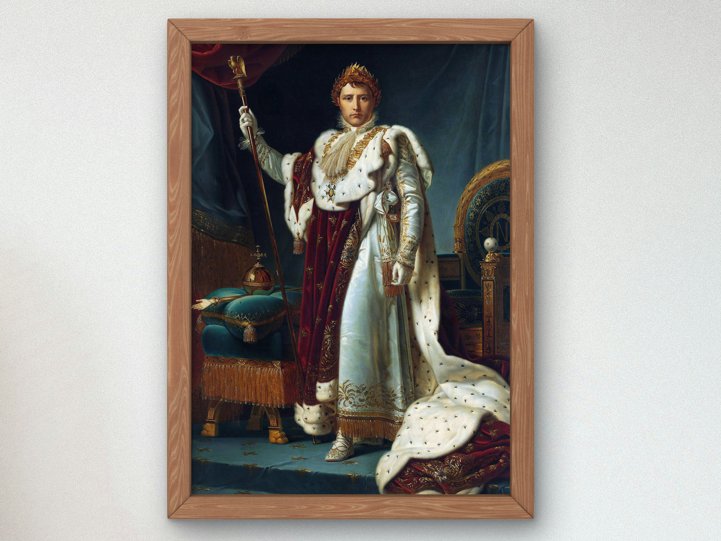 Emperor Napoleon I by François Gérard 1810, Wall Art Print, Fine Art Reproduction, Museum Quality Decor, Poster
