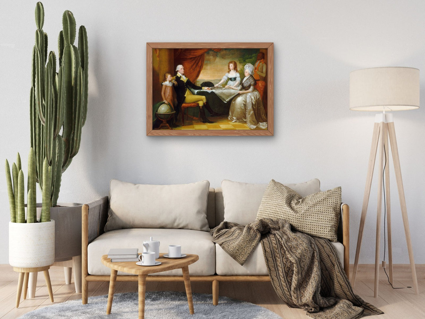 The Washington Family by Edward Savage 1789, Wall Art Print, Fine Art Reproduction, Museum Quality Decor, Poster