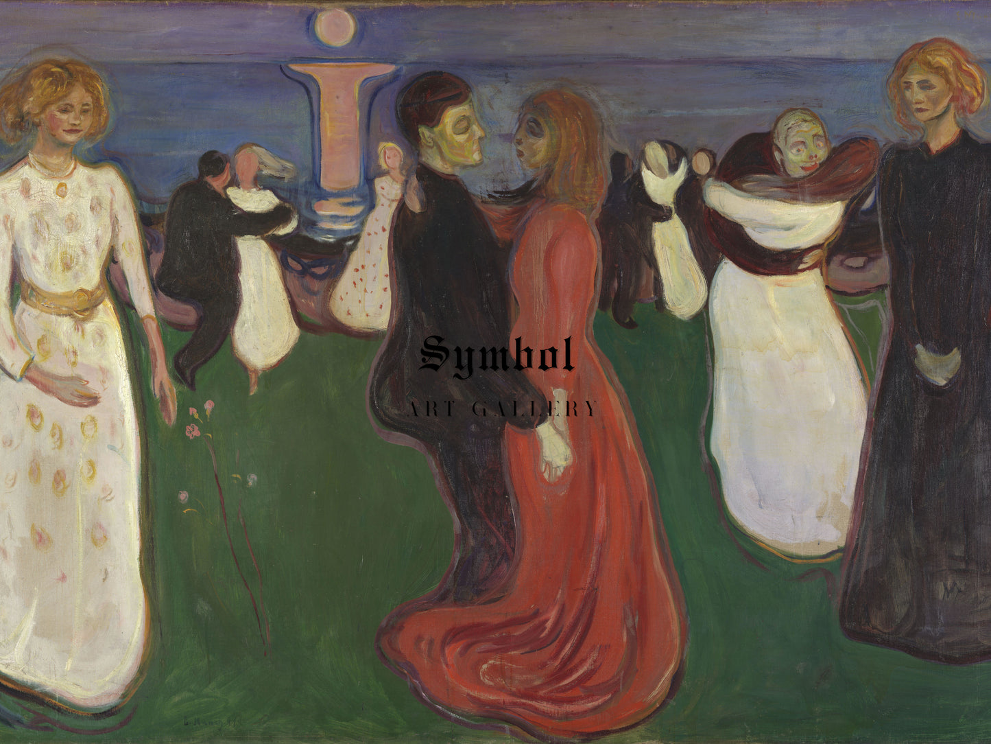 The Dance of Life by Edvard Munch 1900, Wall Art Print, Fine Art Reproduction, Museum Quality Decor, Poster