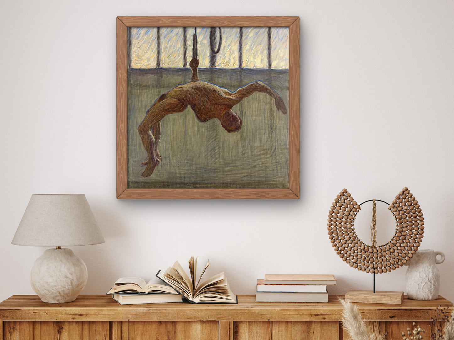 Ring Gymnast I by Eugène Jansson 1911, Wall Art Print, Fine Art Reproduction, Museum Quality Decor, Poster