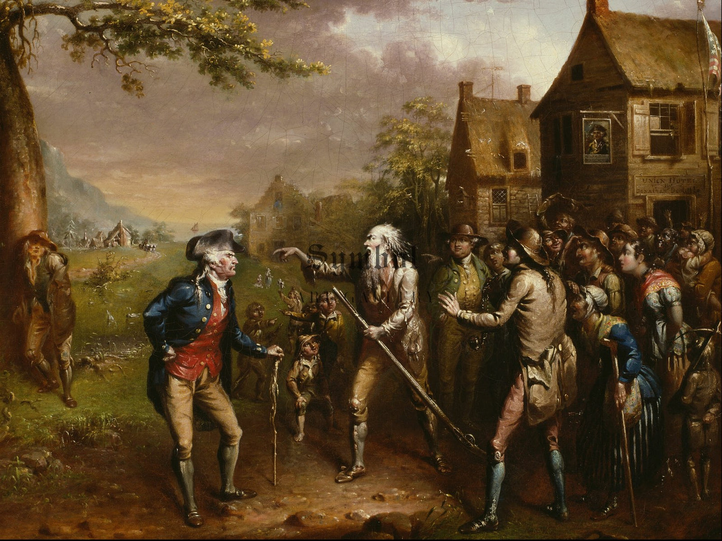 Rip Van Winkle by John Quidor 1829, Wall Art Print, Fine Art Reproduction, Museum Quality Decor, Poster
