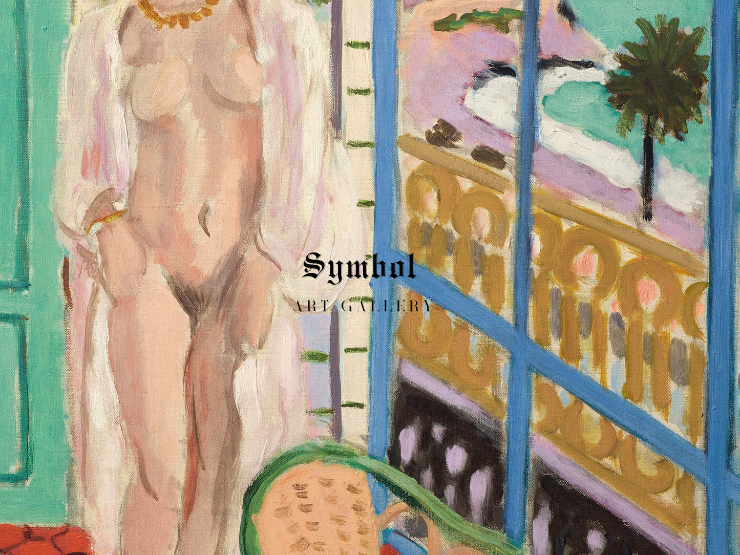 Nude at the Window by Henri Matisse 1929, Wall Art Print, Fine Art Reproduction, Museum Quality Decor, Poster