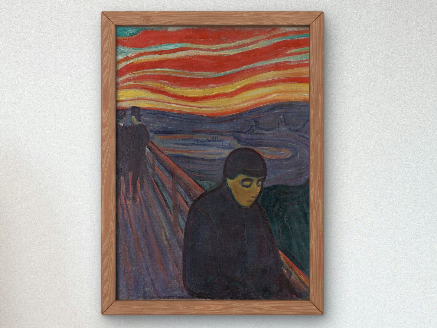 Despair by Edvard Munch 1894, Wall Art Print, Fine Art Reproduction, Museum Quality Decor, Poster