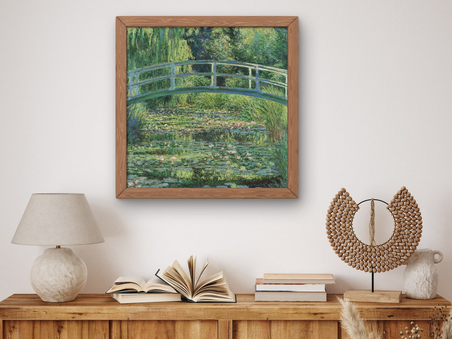 The Water Lily Pond by Claude Monet 1899, Wall Art Print, Fine Art Reproduction, Museum Quality Decor, Poster
