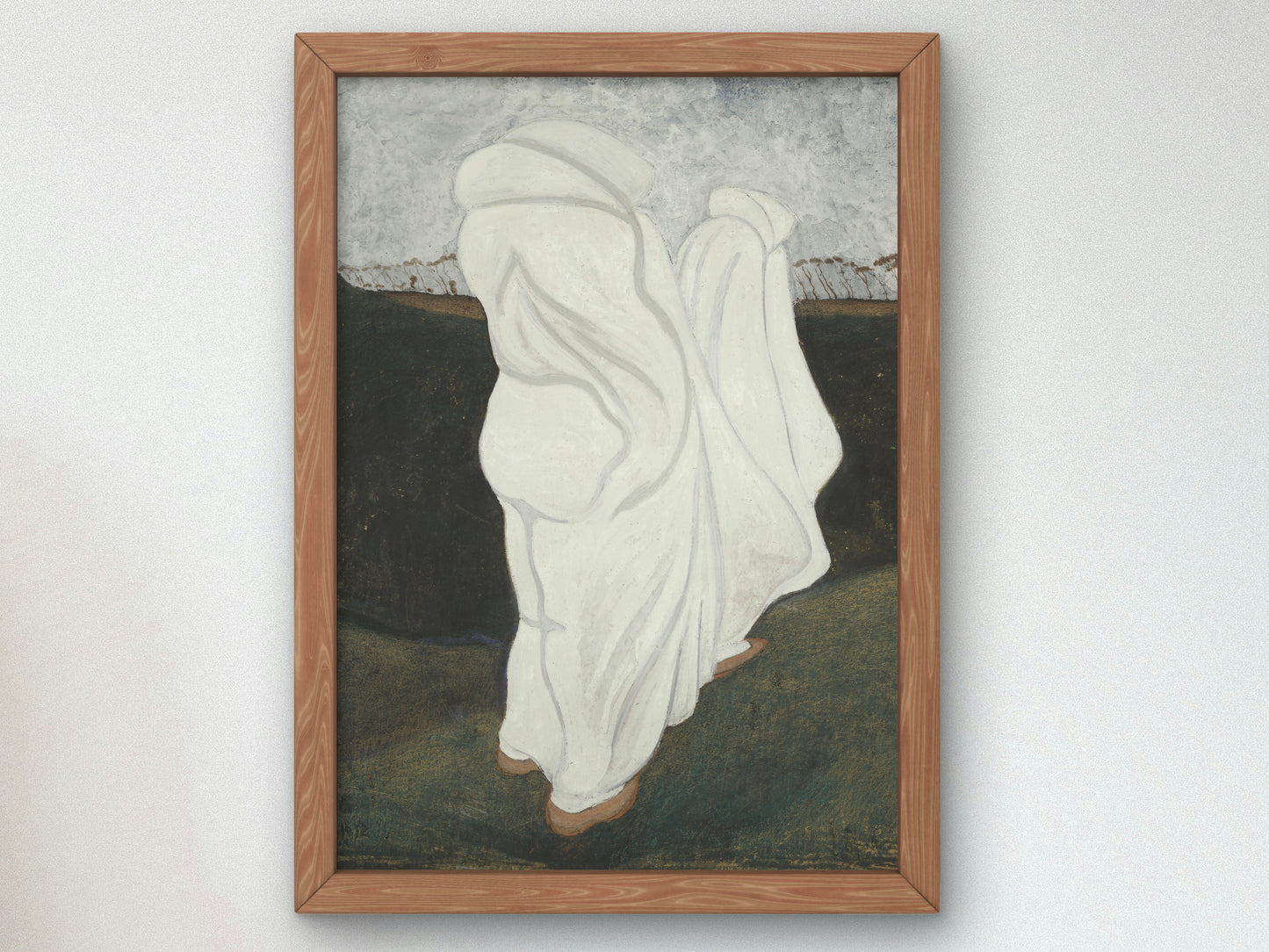 White Robes by Léon Spilliaert 1912, Wall Art Print, Fine Art Reproduction, Museum Quality Decor, Poster