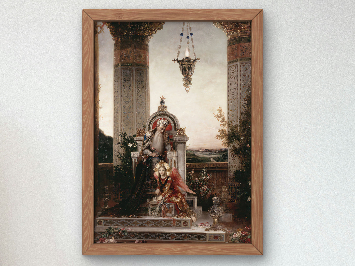 King David by Gustave Moreau 1878, Wall Art Print, Fine Art Reproduction, Museum Quality Decor, Poster