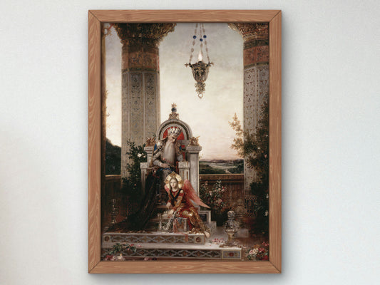King David by Gustave Moreau 1878, Wall Art Print, Fine Art Reproduction, Museum Quality Decor, Poster