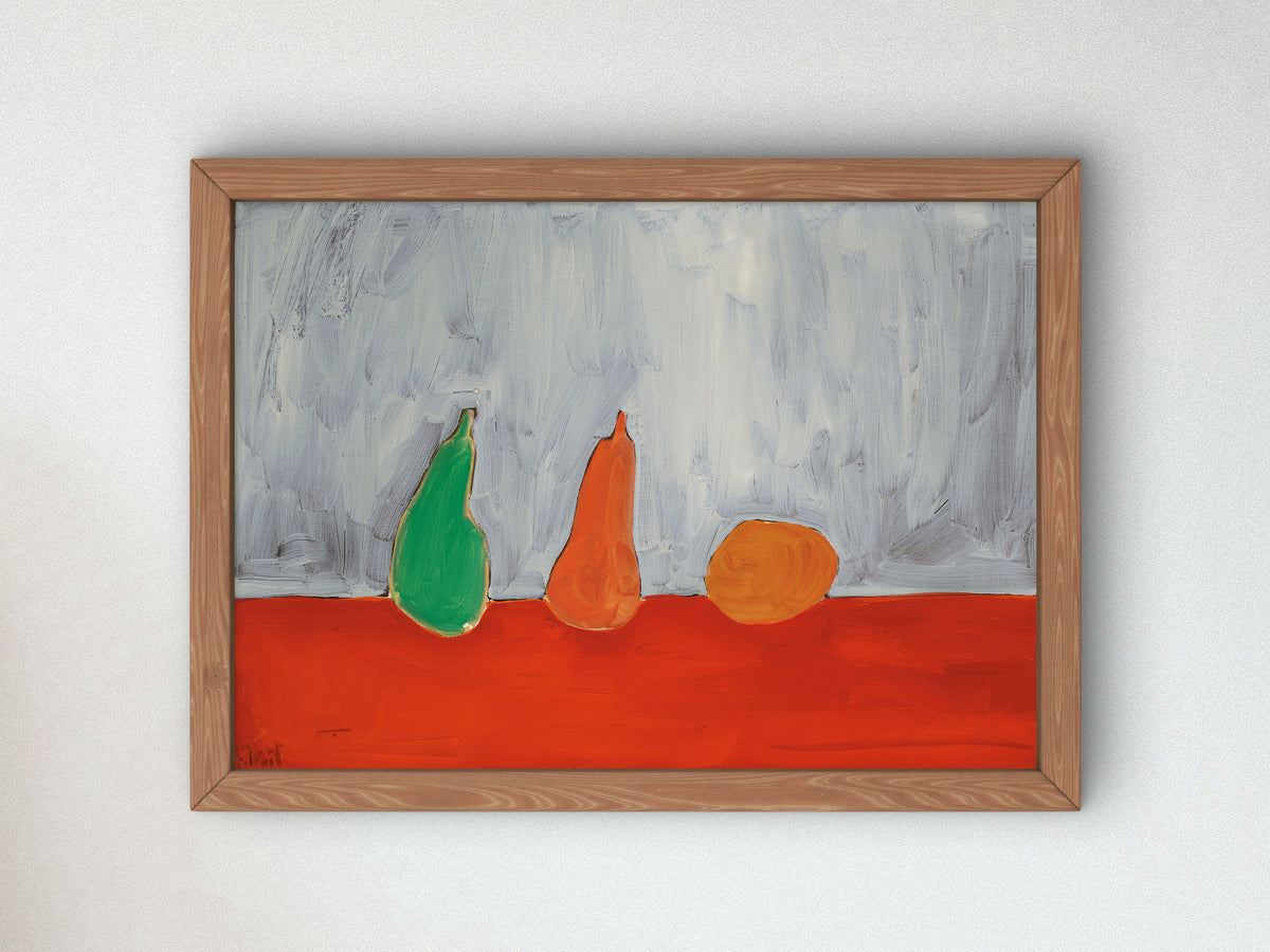 Fruits by Nicolas de Staël 1954, Wall Art Print, Fine Art Reproduction, Museum Quality Decor, Poster