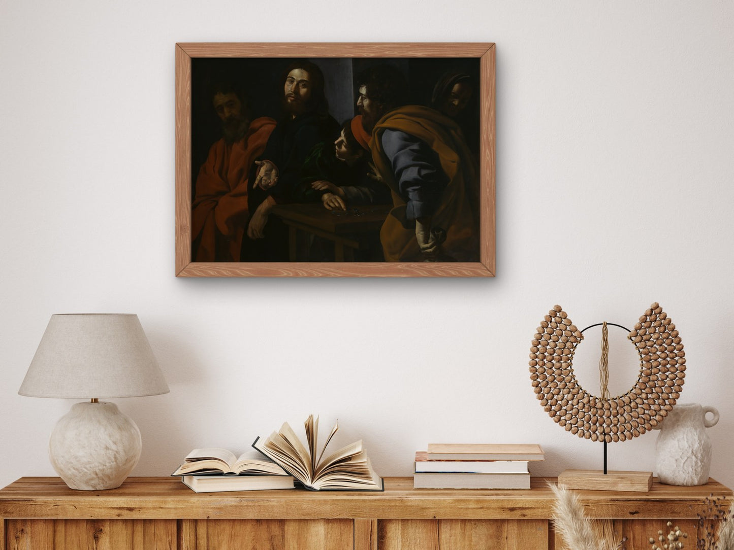 The Calling of Saint Matthew by Giovanni Battista Caracciolo 1625, Wall Art Print, Fine Art Reproduction, Museum Quality Decor, Poster