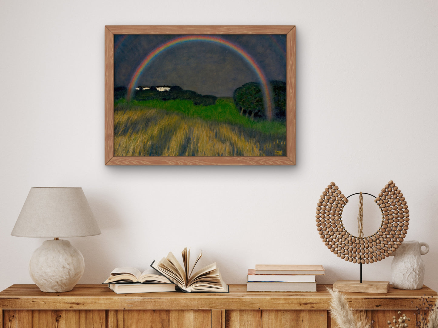 Rainbow Landscape by Franz von Stuck 1927, Wall Art Print, Fine Art Reproduction, Museum Quality Decor, Poster