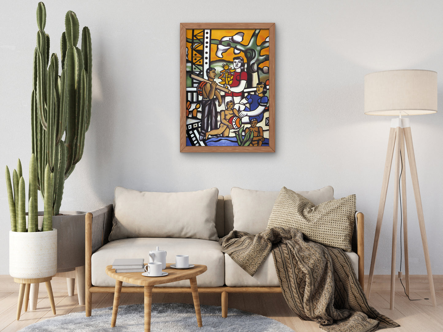 The Camper by Fernand Léger 1926, Wall Art Print, Fine Art Reproduction, Museum Quality Decor, Poster