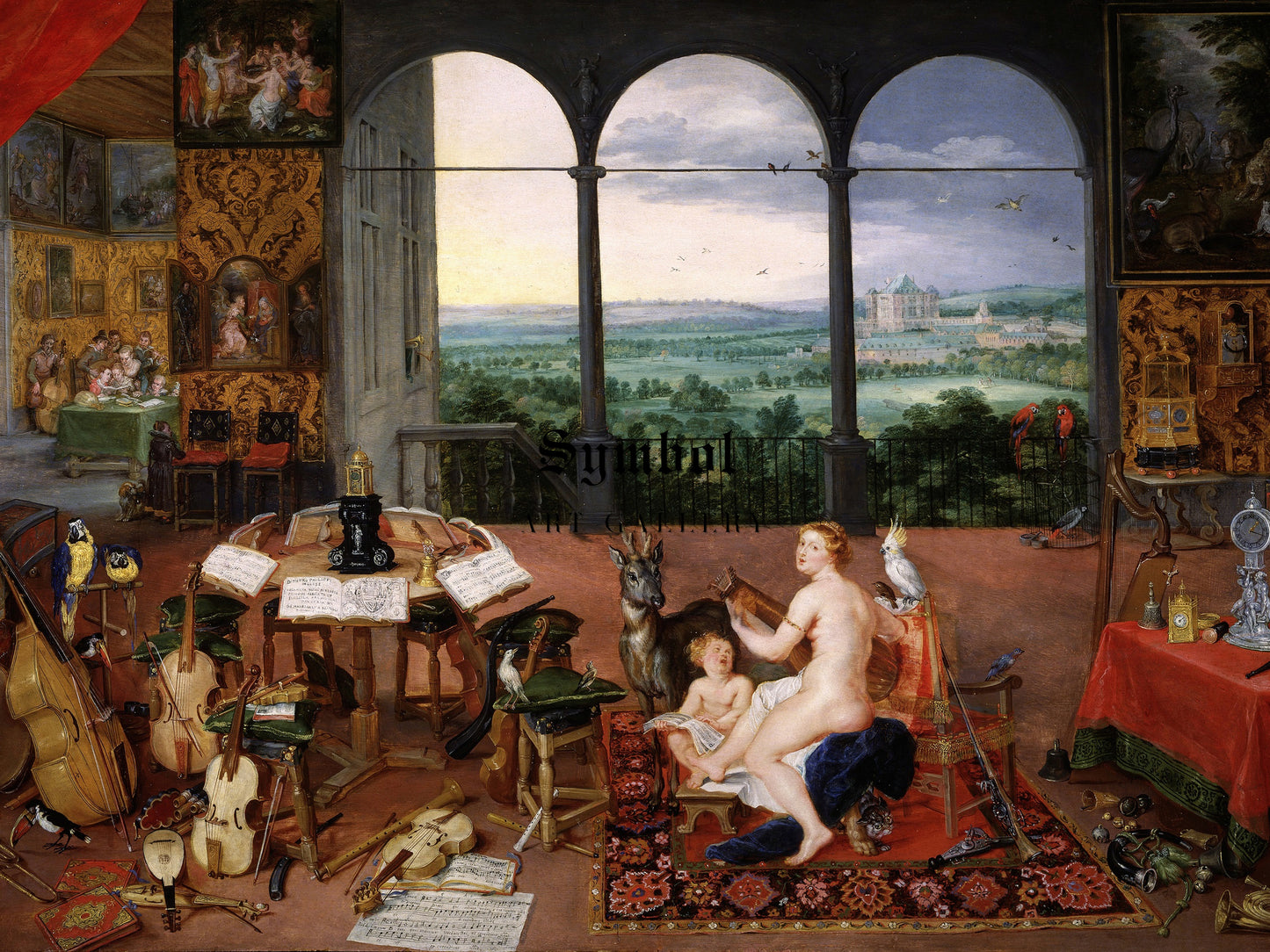 Hearing by Peter Paul Rubens 1617, Wall Art Print, Fine Art Reproduction, Museum Quality Decor, Poster