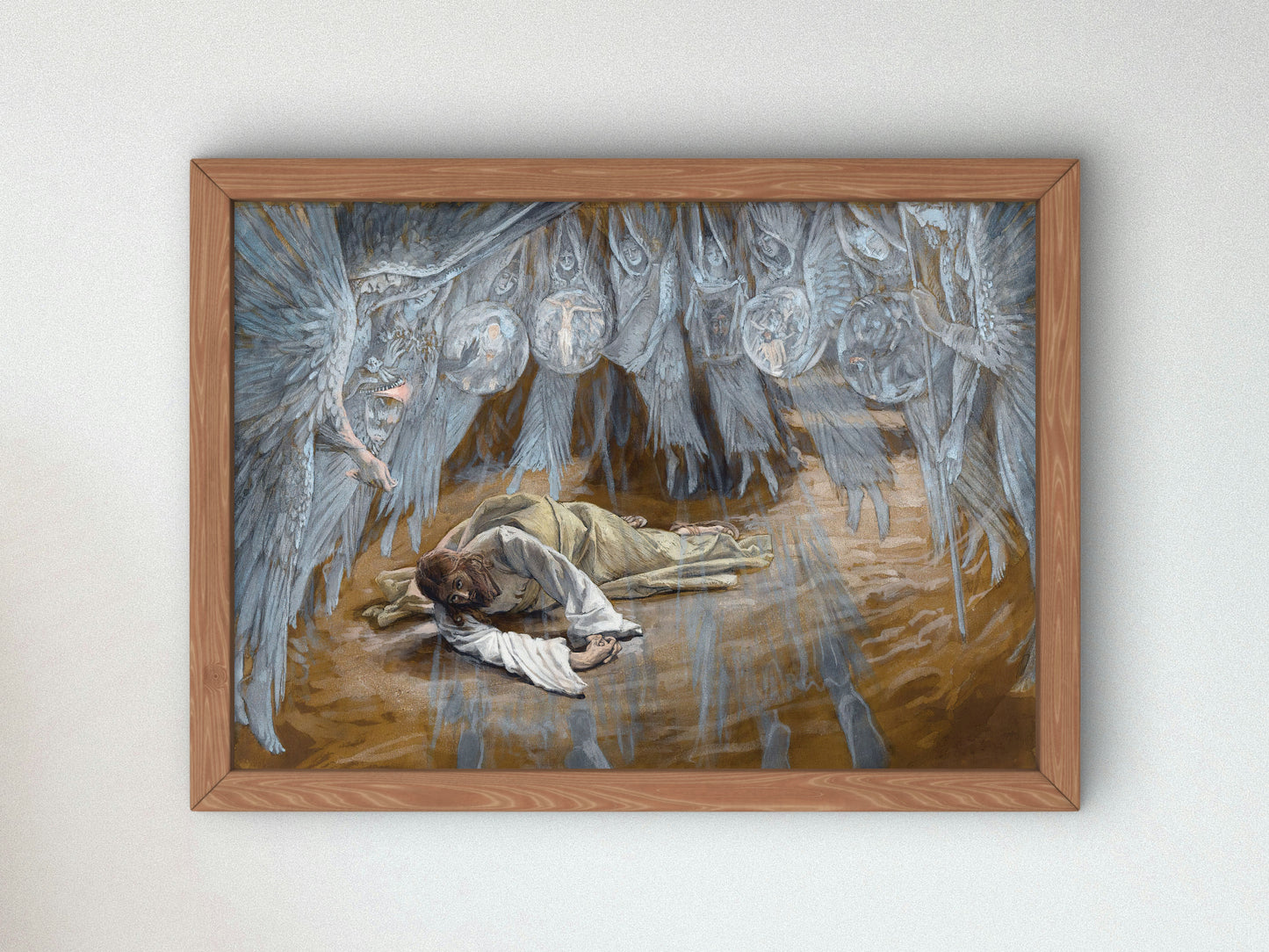 The Grotto of the Agony by James Tissot 1886, Wall Art Print, Fine Art Reproduction, Museum Quality Decor, Poster