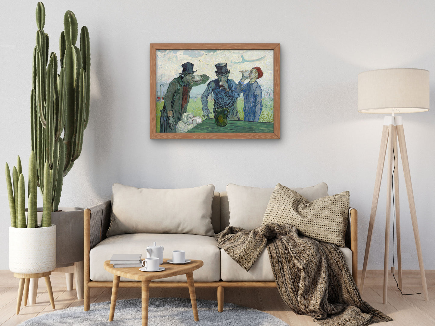 The Drinkers by Vincent van Gogh 1890, Wall Art Print, Fine Art Reproduction, Museum Quality Decor, Poster