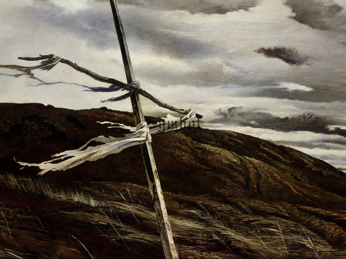 Dodges Ridge by Andrew Wyeth 1947, Wall Art Print, Fine Art Reproduction, Museum Quality Decor, Poster