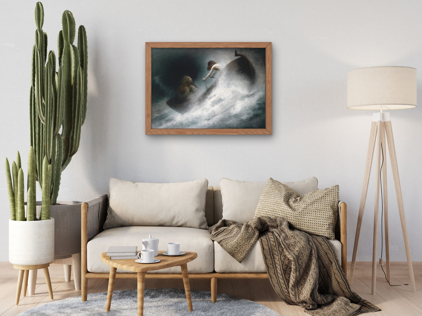 Towards Salvation by Karl Wilhelm Diefenbach, Wall Art Print, Fine Art Reproduction, Museum Quality Decor, Poster