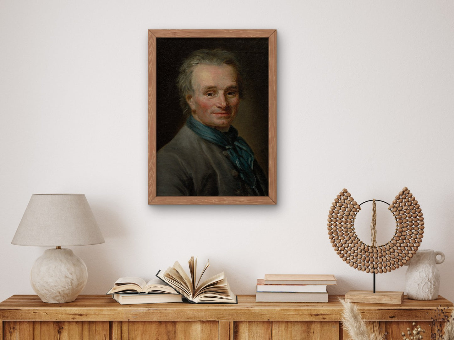 Portrait of Jean Baptiste Lemoyne the Younger by Élisabeth Vigée Le Brun 1774, Wall Art Print, Fine Art Reproduction, Museum Quality Decor