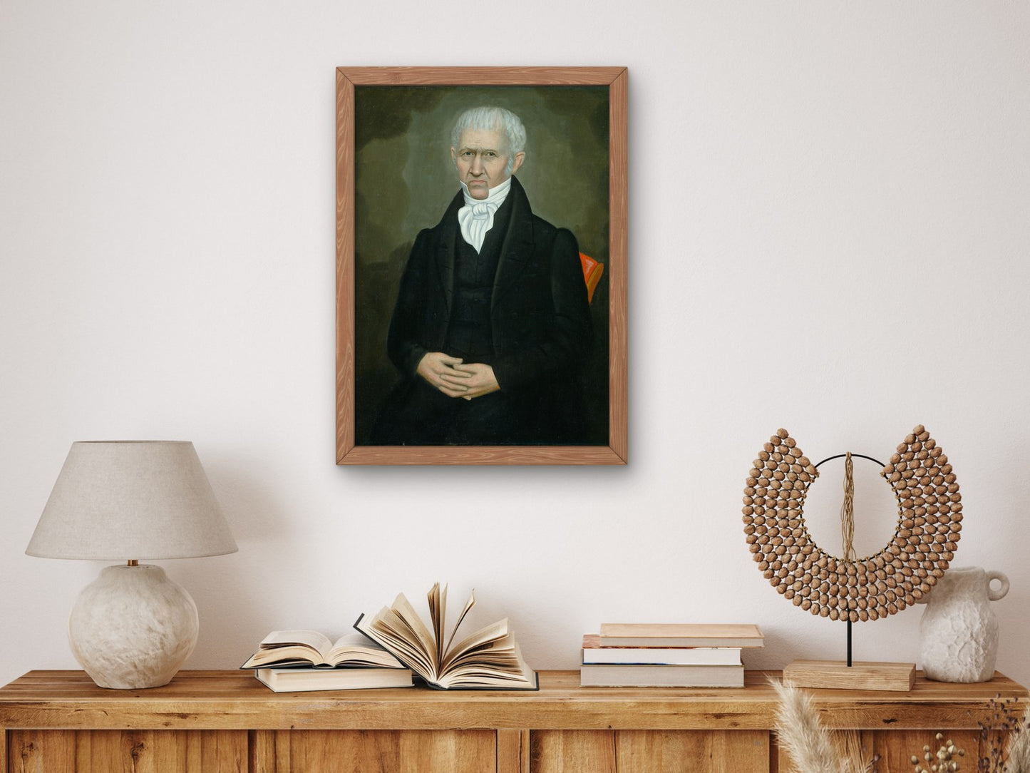 Mr. Pease by Erastus Salisbury Field 1837, Wall Art Print, Fine Art Reproduction, Museum Quality Decor, Poster