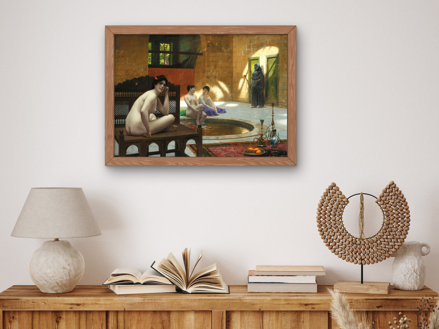 Women at the Bath by Jean Léon Gérôme, Wall Art Print, Fine Art Reproduction, Museum Quality Decor, Poster