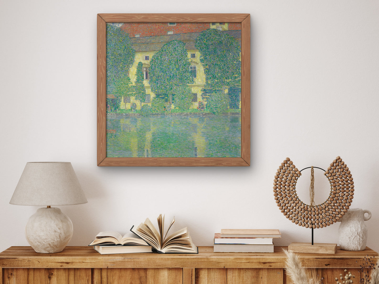 Schloss Kammer am Attersee III by Gustav Klimt 1909, Wall Art Print, Fine Art Reproduction, Museum Quality Decor, Poster