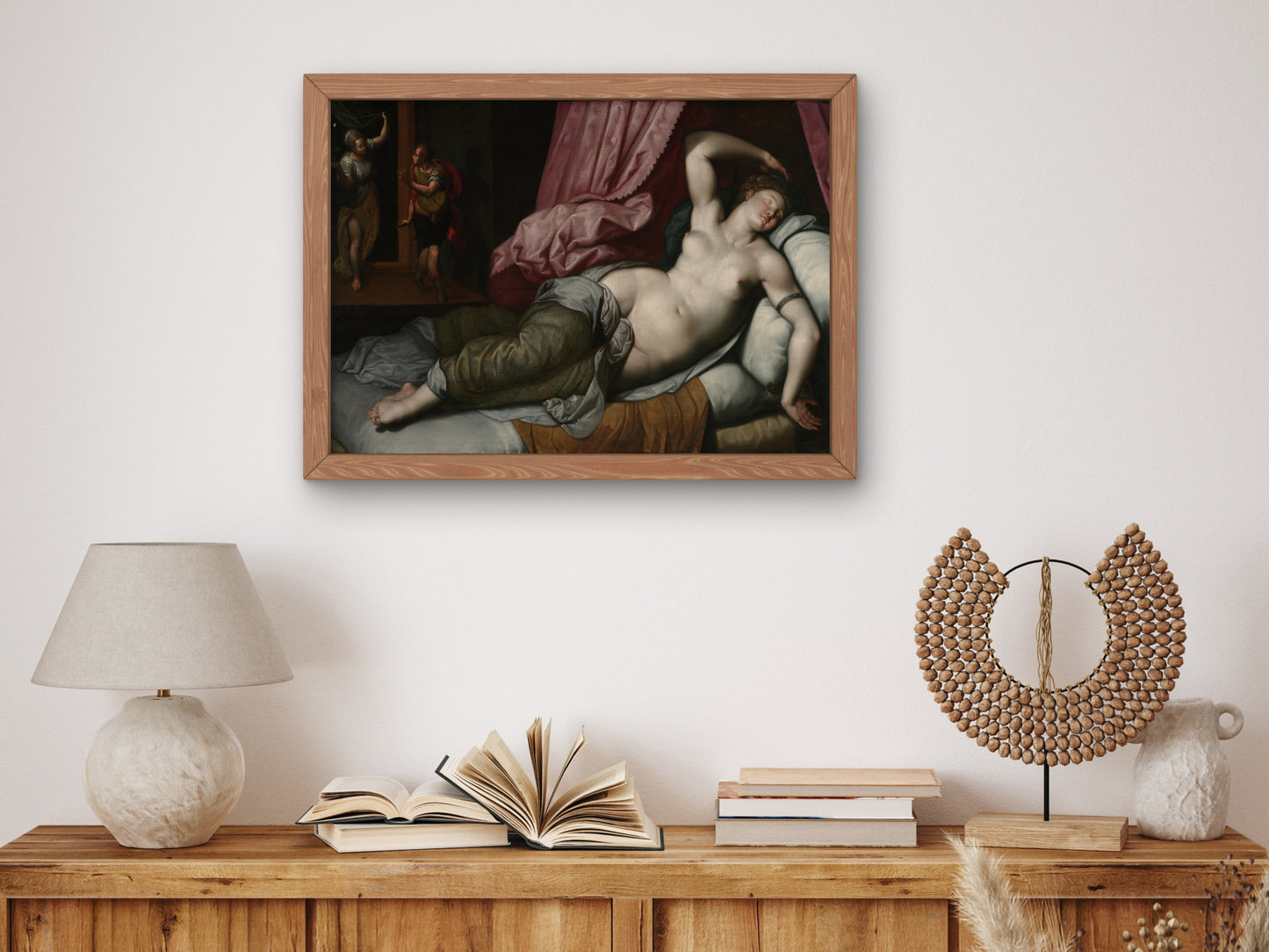 Paris Being Admitted to the Bedchamber of Helen by Jacob De Backer 1585, Wall Art Print, Fine Art Reproduction, Museum Quality Decor, Poster