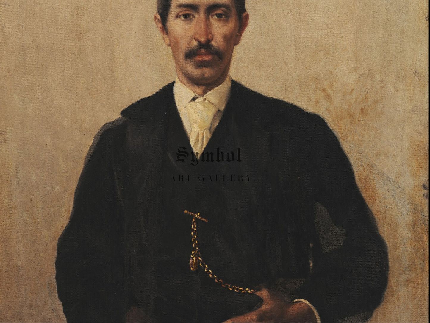Portrait of Giuseppe Usuelli by Emilio Magistretti 1895, Wall Art Print, Fine Art Reproduction, Museum Quality Decor, Poster