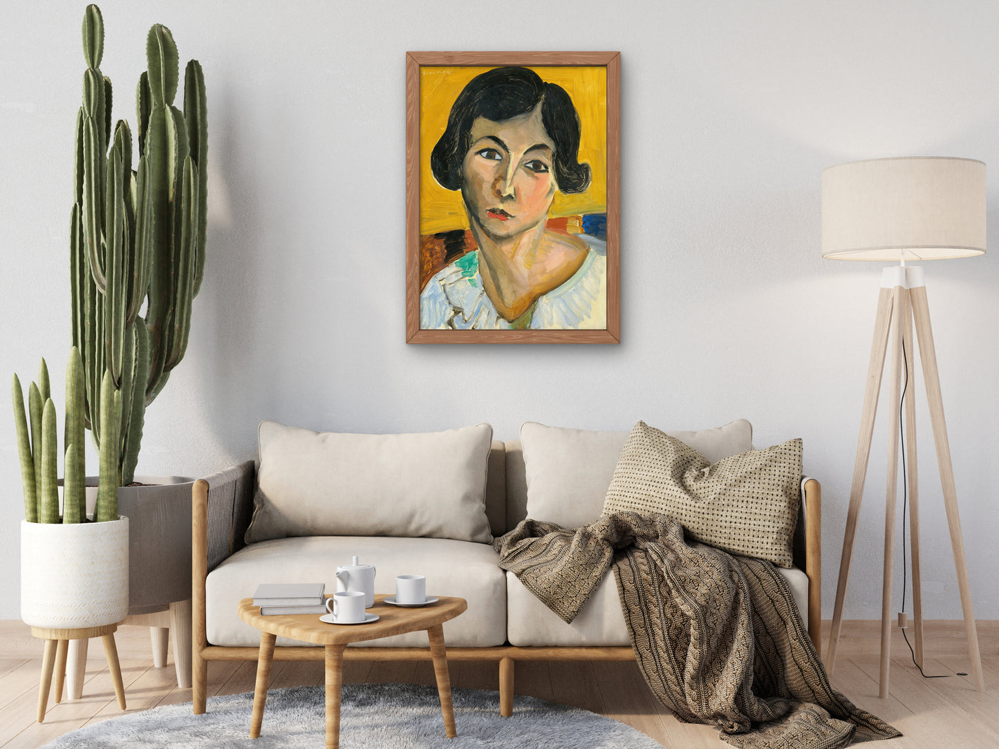Tête de femme penchée Lorette by Henri Matisse 1916, Wall Art Print, Fine Art Reproduction, Museum Quality Decor, Poster