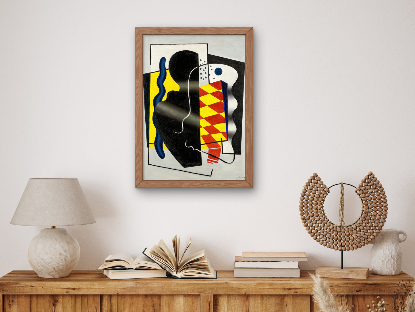 Checkerboard Composition by Fernand Léger 1929, Wall Art Print, Fine Art Reproduction, Museum Quality Decor, Poster