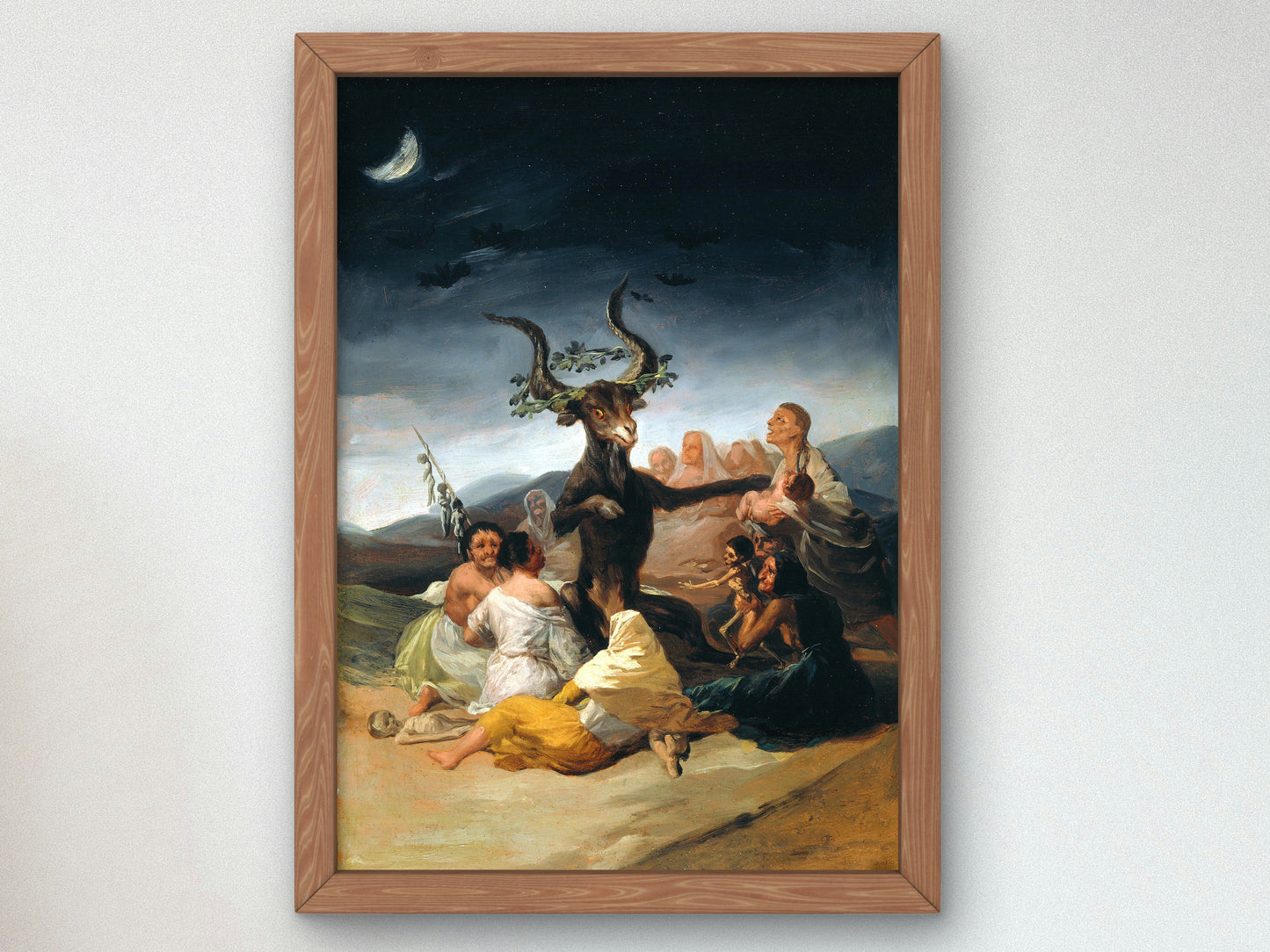 Witches' Sabbath by Francisco de Goya 1797, Wall Art Print, Fine Art Reproduction, Museum Quality Decor, Poster