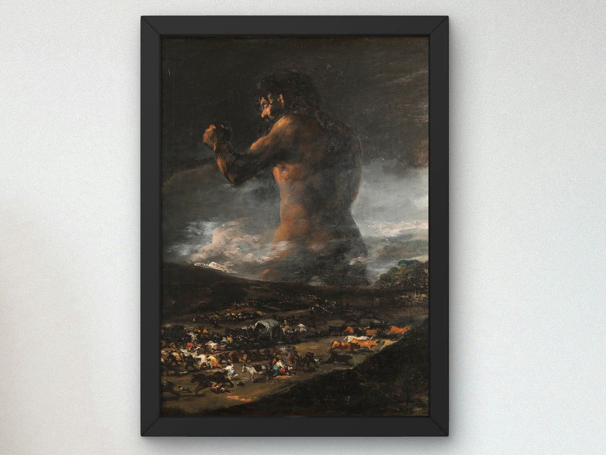 The Colossus by Francisco Goya 1808, Wall Art Print, Fine Art Reproduction, Museum Quality Decor, Poster