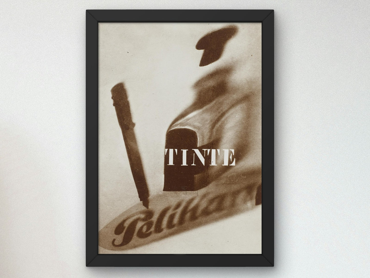 Pelikan Tinte by El Lissitzky 1924, Wall Art Print, Fine Art Reproduction, Museum Quality Decor, Poster