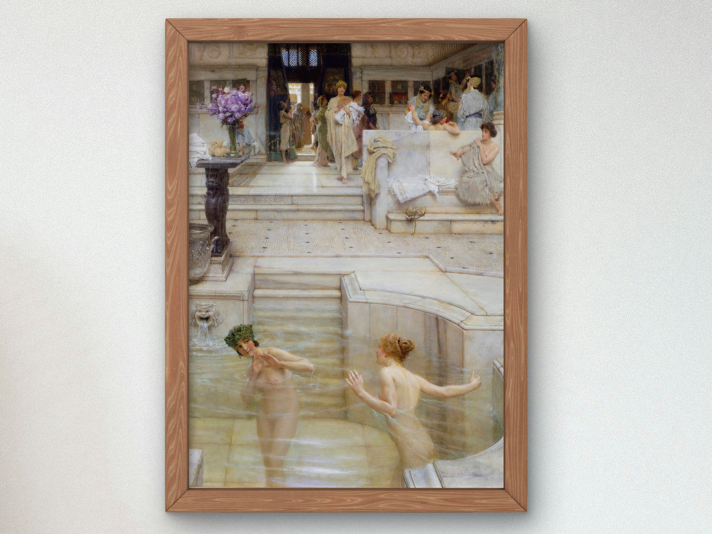 A Favourite Custom by Lawrence Alma Tadema 1909, Wall Art Print, Fine Art Reproduction, Museum Quality Decor, Poster