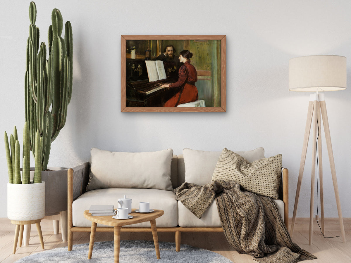 A Romance by Santiago Rusiñol 1894, Wall Art Print, Fine Art Reproduction, Museum Quality Decor, Poster