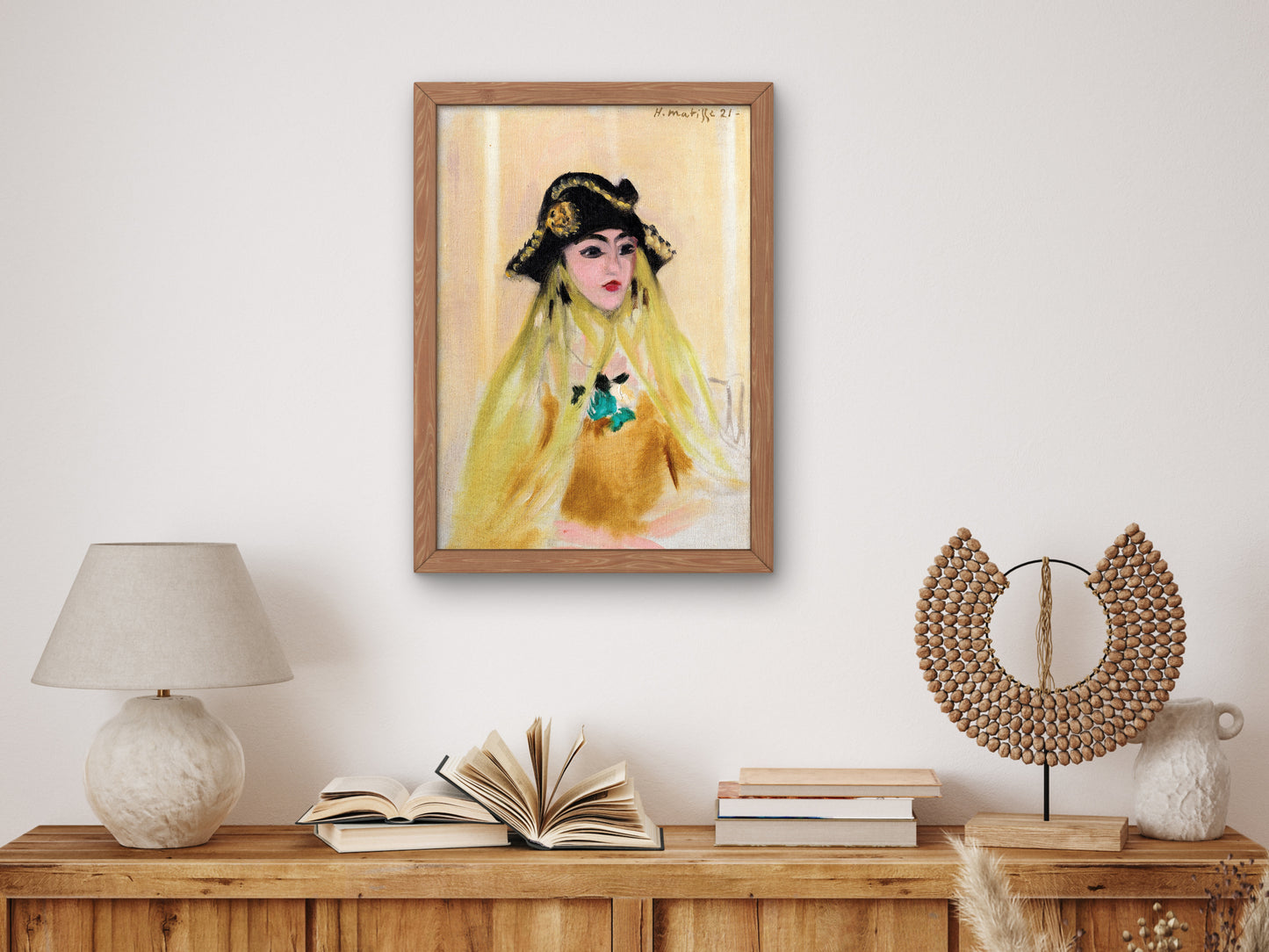 Ancilla by Henri Matisse 1921, Wall Art Print, Fine Art Reproduction, Museum Quality Decor, Poster