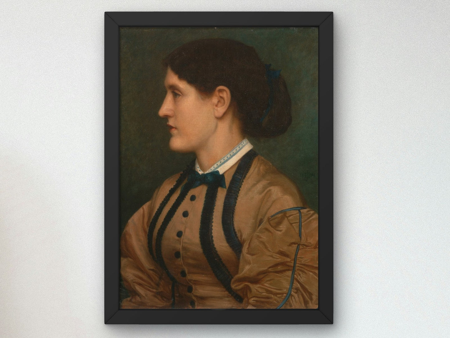 Elia Bailey by Edward Poynter 1864, Wall Art Print, Fine Art Reproduction, Museum Quality Decor, Poster